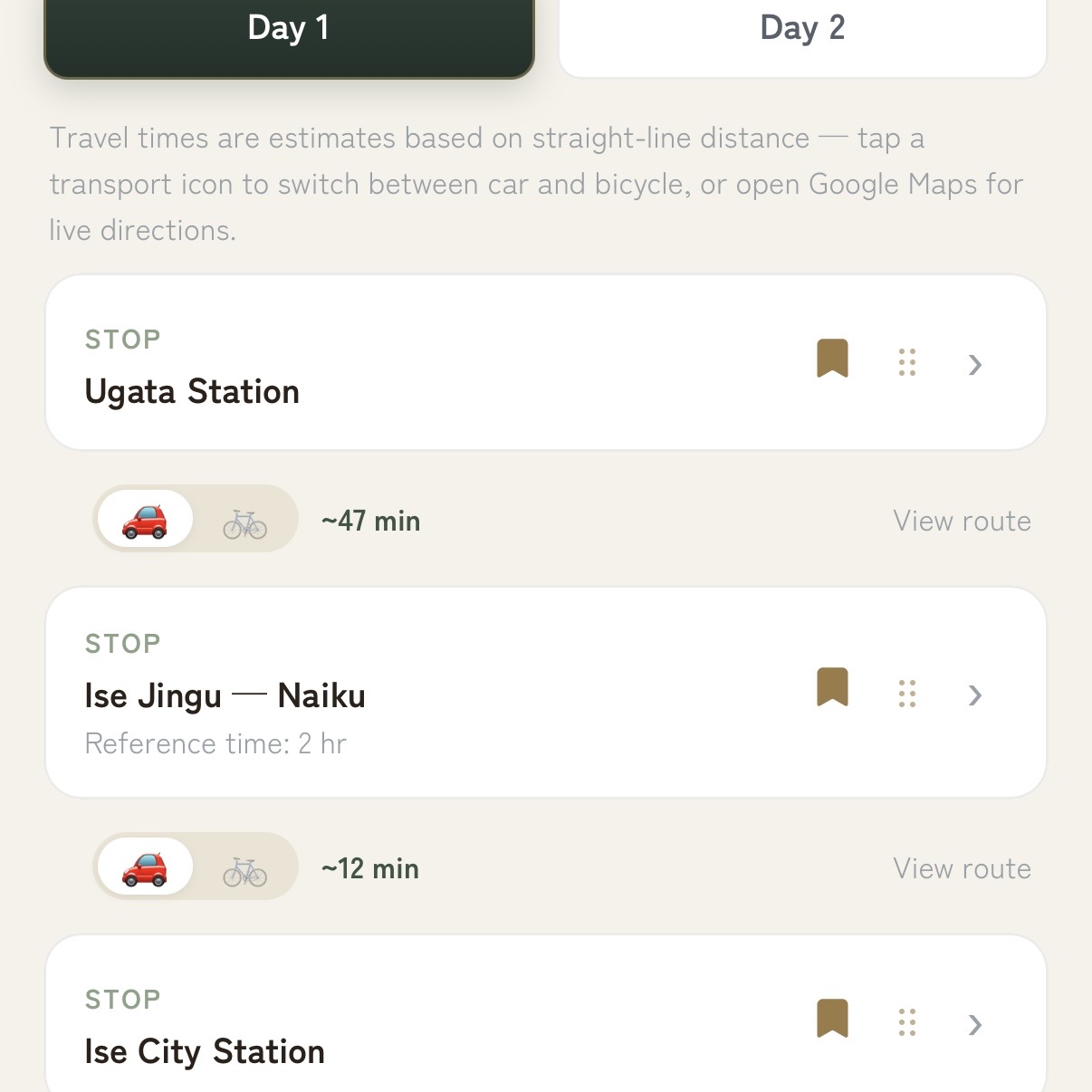 Route planner